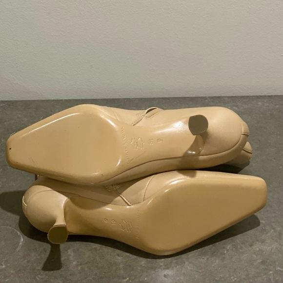 Loeffler Randall Thandy Bisque Ankle Boot/Bootie NWOB 8.5 Pointed Square Toe - Picture 8 of 9